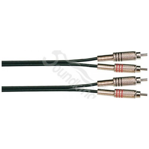 Кабель аудио 2xRCA - 2xRCA Soundking BB404-3M 3.0 m кабель telecom 2хrca 2хrca tav7158 3 м черный