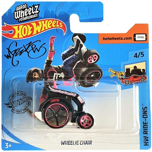 Hot Wheels Машинка базовой коллекции WHEELIE CHAIR розовая C4982/GHC70