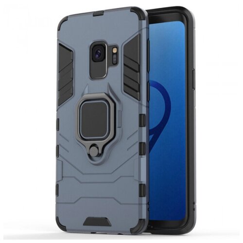 противоударный чехол для samsung galaxy s9 case glass белый с красным Transformer Ring Противоударный чехол под магнитный держатель для Samsung Galaxy S9