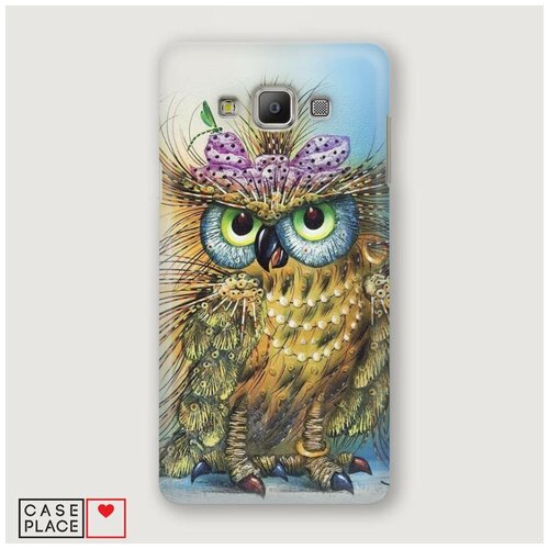 фото Чехол пластиковый samsung galaxy a7 модная сова case place