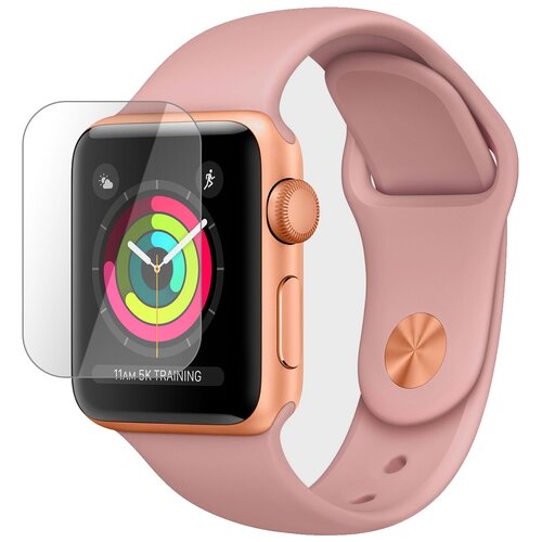 Матовая защитная плёнка для смарт-часов APPLE WATCH SERIES 3 42мм , гидрогелевая, на дисплей, не стекло