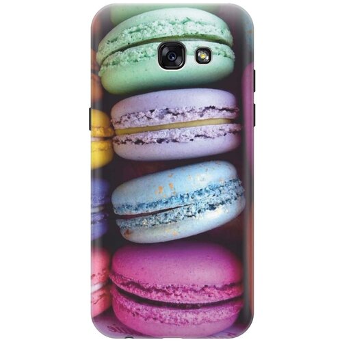 фото Gosso ультратонкий силиконовый чехол-накладка для samsung galaxy a5 (2017) с принтом "макаруны"