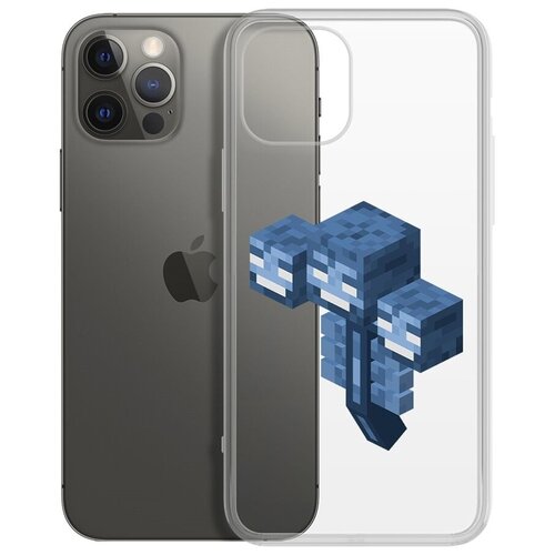 Чехол-накладка Krutoff Clear Case Иссушитель для iPhone 12 Pro Max чехол накладка krutoff clear case minecraft иссушитель для xiaomi poco x4 gt