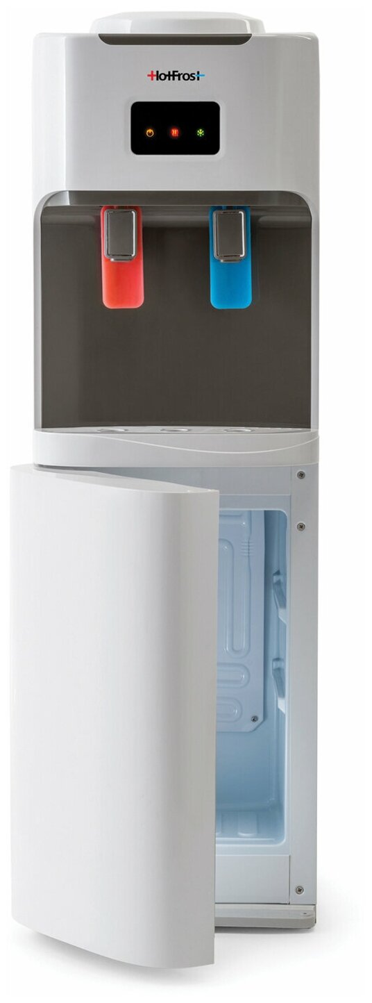 Кулер для воды HOT FROST V115B, напольный, нагрев/охлаждение компрессорное, холодильник, 2 крана - фотография № 7