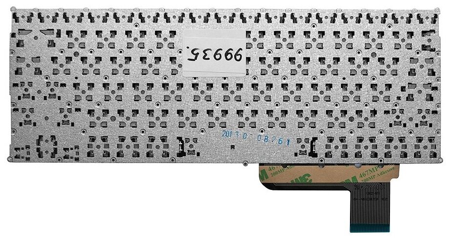 Клавиатура для ноутбука Asus X201 X202 S200 Series Плоский Enter Черная без рамки PN 0KNB0-1122US00
