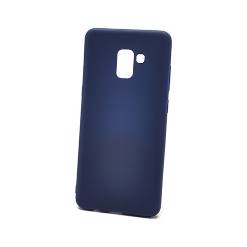 Чехол силиконовый для Samsung A530х, Galaxy A8 (2018), синий чехол крышка skinbox slim silicone для samsung galaxy a5 2018 a8 силиконовый