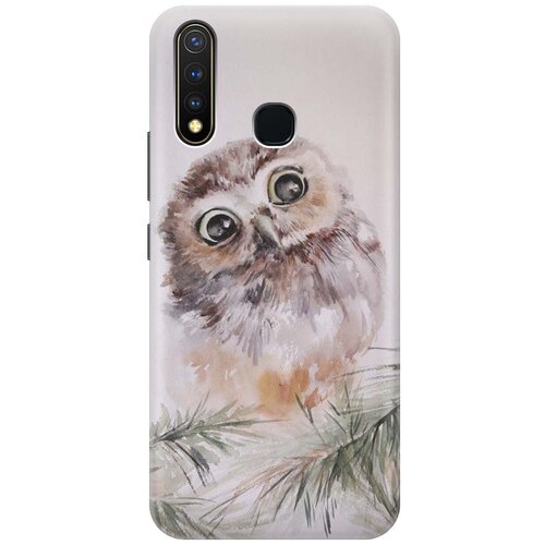 фото Re:pa накладка transparent для vivo y19 с принтом "совенок"