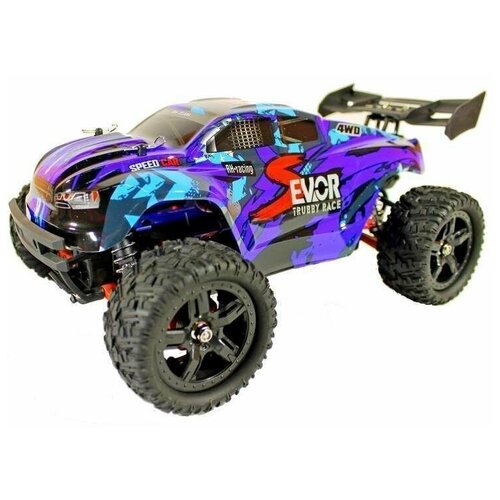 Радиоуправляемые трагги Remo Hobby S-EVOR 4WD 2.4G 1/16 RTR + Li-Ion и З/У; Синий коллекторный мотор 550 класса для краулеров remo hobby 1 10 e9650