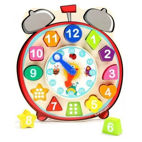 фото Развивающая игрушка topbright часы 120351, разноцветный