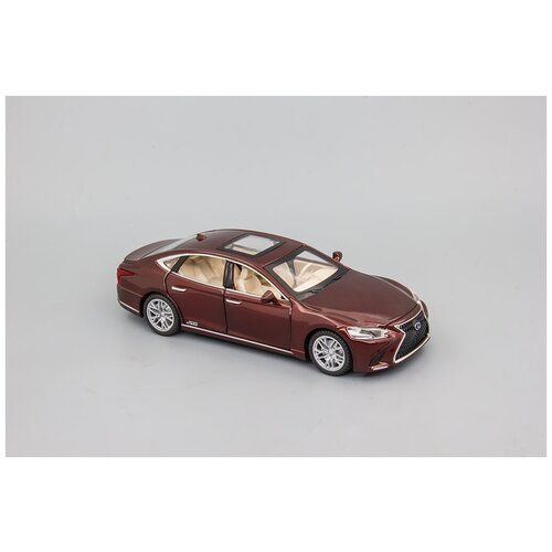 Металлическая инерционная машинка Лексус Lexus LS500h Hybrid 1:24 21 см