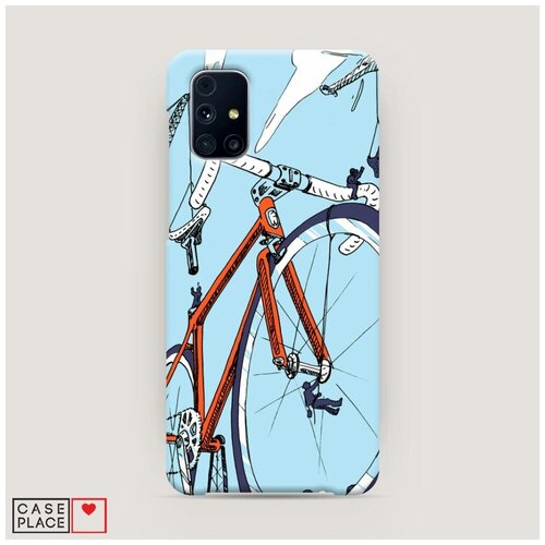 фото Чехол пластиковый samsung galaxy m31s хобби велосипед 10 case place