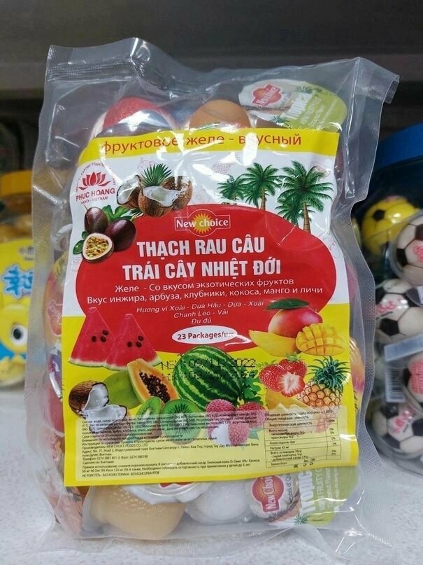 Вьетнамское фруктовое желе NEW CHOICE - фотография № 3