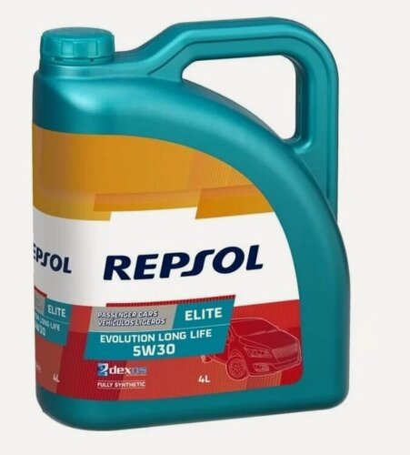 Изображение товара Моторное масло синтетическое Repsol Elite Evolution Long Life 5W30, 4 литра канистра