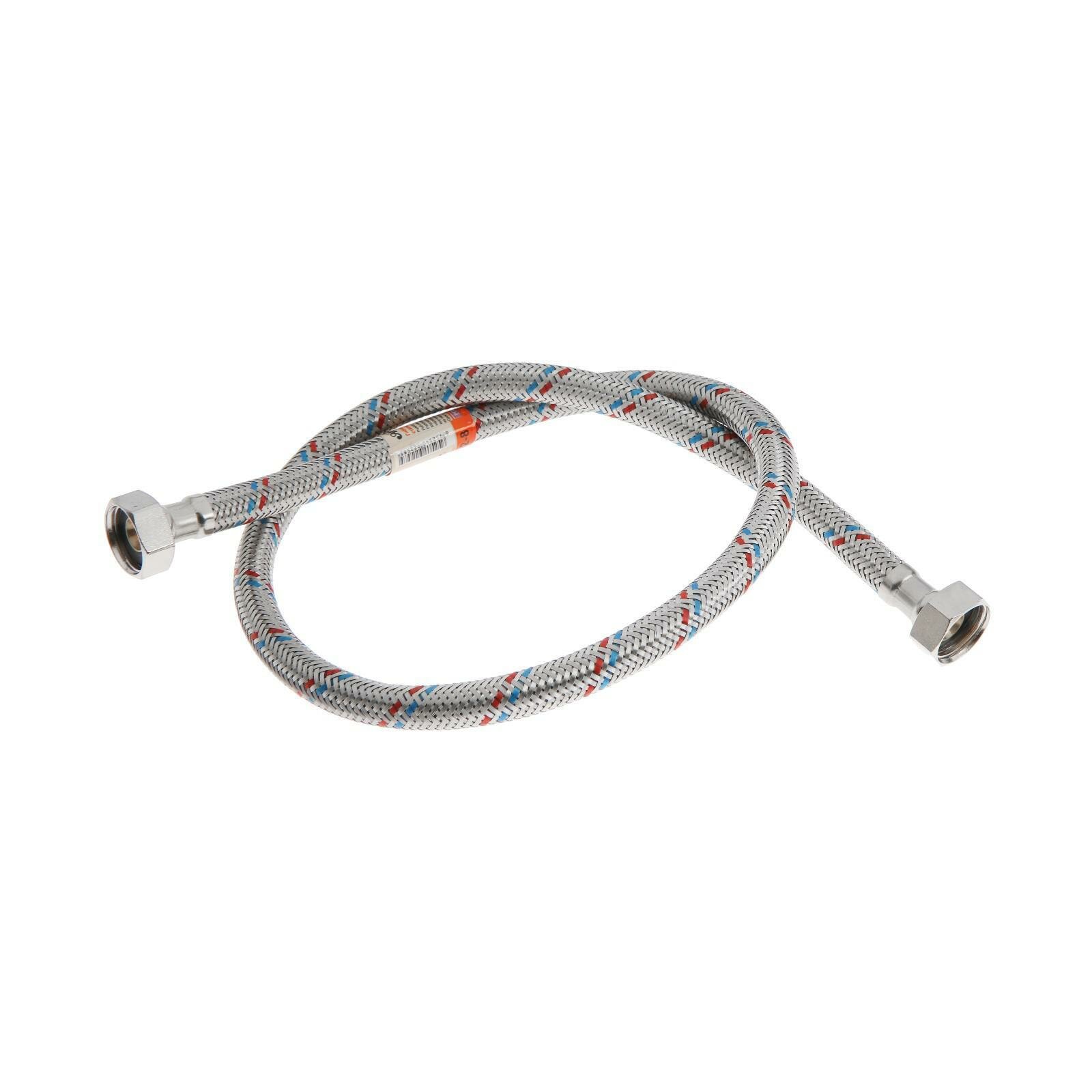 фото Подводка гибкая для воды Accoona A492-8, внутренняя резьба 1/2", 80 cм, нержавеющая сталь