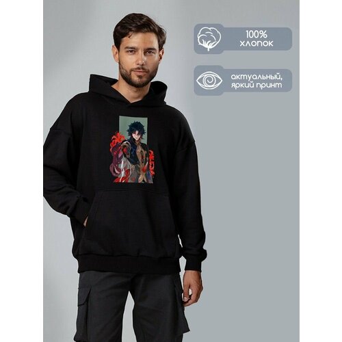 фото Худи hypnotica, размер xs, черный
