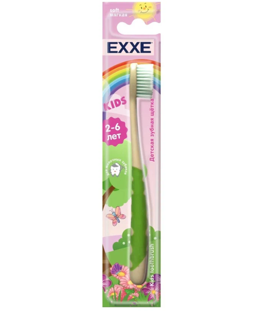 Эксе / EXXE Baby - Зубная щетка детская мягкая 2-6 лет
