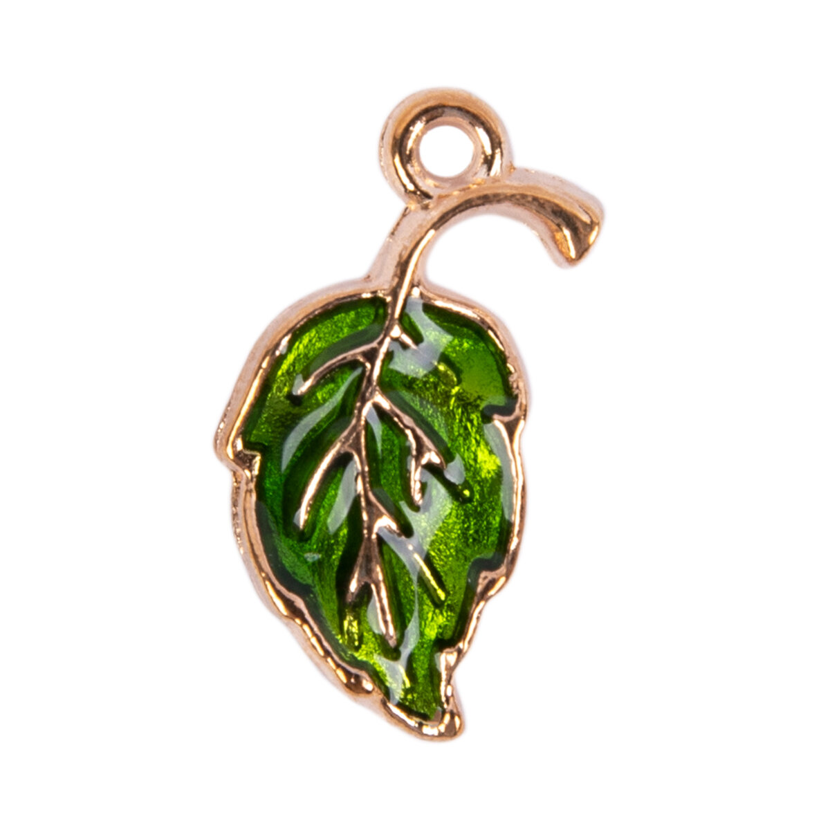 Zlatka Подвеска MFG №30 Листочки 9x19 мм, набор 2 шт, мелкие стильные детали для цепочек