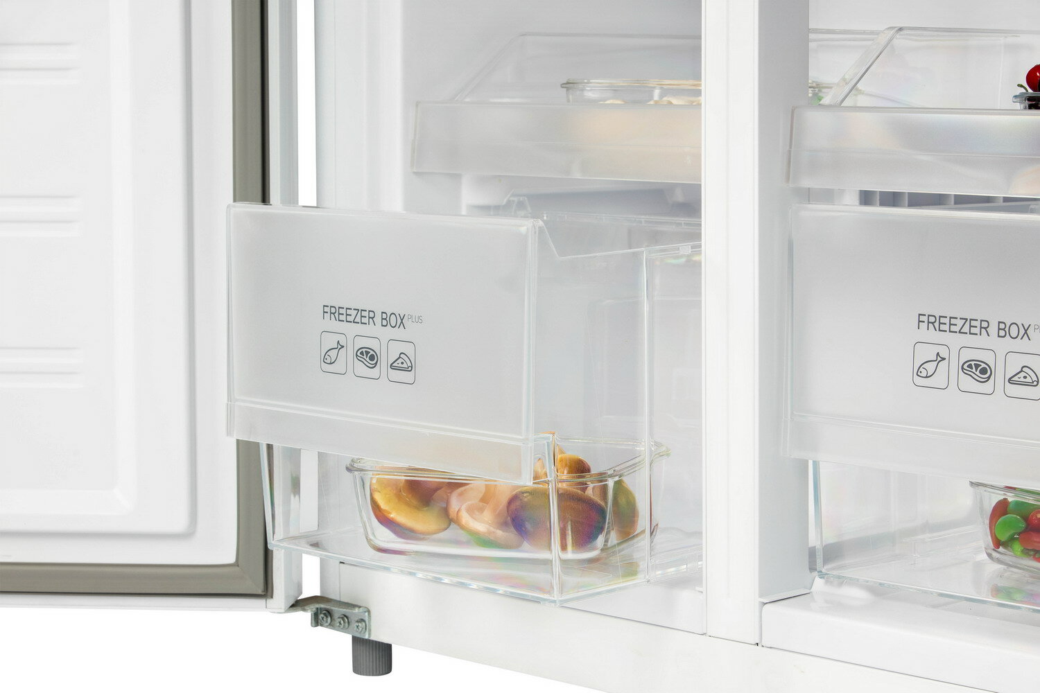 Холодильник NORDFROST RFQ-510 NFG inverter Cross Door 470 л стеклянный фасад