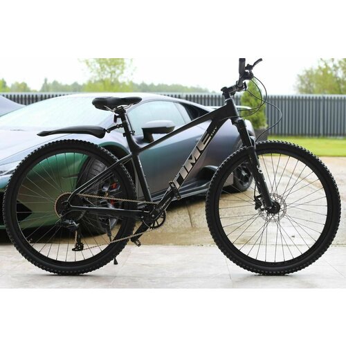 Велосипед горный Richiesto TT124 10S 29Гидравлические тормоза рама Магниевый сплав Спортивный Взрослыйподростковый 2023 черный с белым 2997400₽