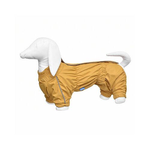 yami yami одежда yami yami одежда куртка для собак джинсовая хs Yami-Yami одежда Дождевик для собак горчичный на гладкой подкладке Такса стандартная (спинка 45 см) лн26ос 0,142 кг 55729 (1 шт)