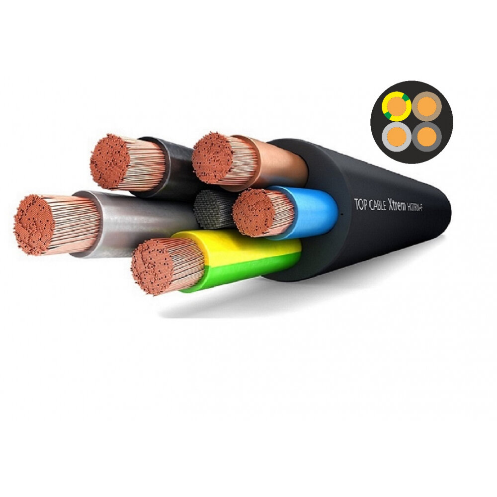 Top cable XTREM H07RN-F 4Х1,5 0,6 1kV Кабель силовой гибкий с изоляцией 10 м 3004001MR10RU