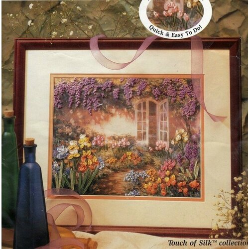 Garden Doorway #41028 Bucilla Набор для вышивания 25 x 20 см Вышивка лентами