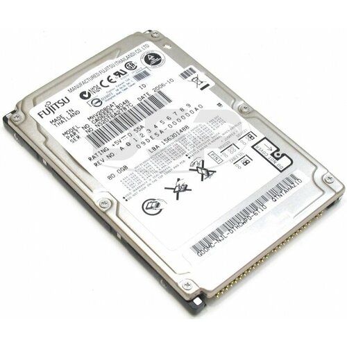 Жесткий диск Fujitsu MHV2080AT 80Gb 4200 IDE 25 HDD 953000₽