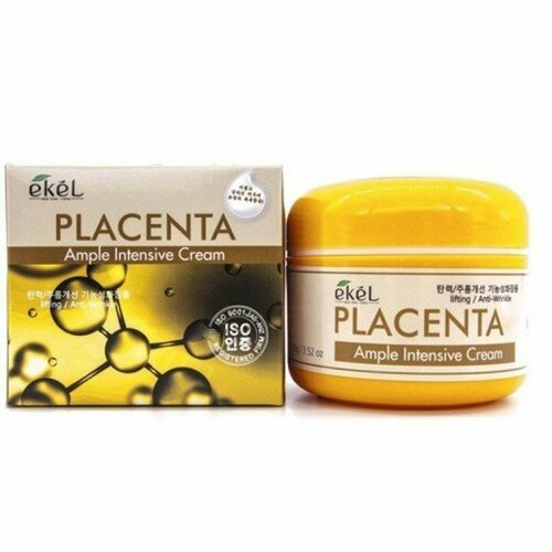 Ekel Крем для лица с экстрактом плаценты – Ample intensive cream placenta, 100г
