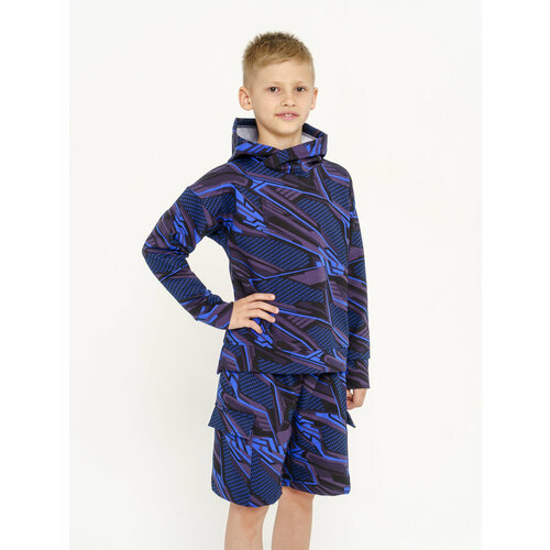 Комплект одежды Sova Lina, размер 134, мультиколор костюм feelz худи и шорты повседневный стиль размер xs фиолетовый