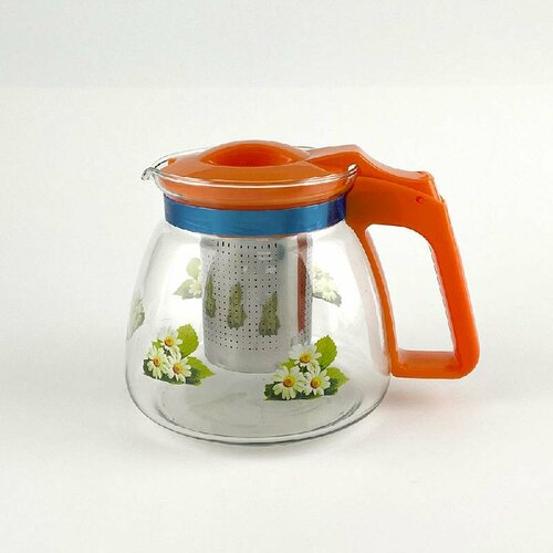 Чайник заварочный 09 л оранжевыйдеколь 1445₽