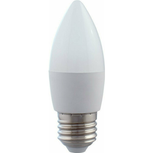 Лампочка Лампа светодиодная Mega 7W E27 3000K теплый свет свеча 4 шт.