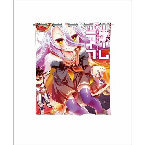 Штора в ванную Нет игры - нет жизни, No Game No Life №6