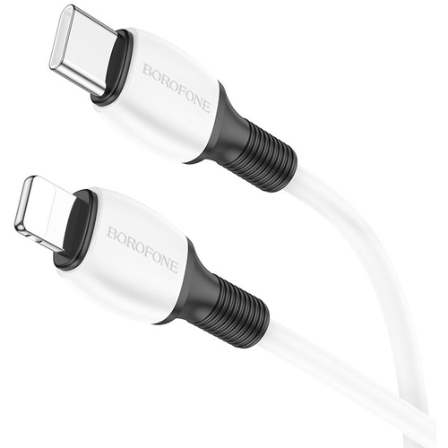 Кабель USB-C to lightning Borofone BX84 White кабель type c apple lightning borofone bx19 double speed pd 200 см белый