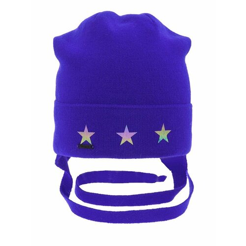 фото Шапка mialt, размер 54-56, синий