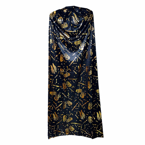 фото Плащ на хеллоуин с рисунком костей маски - карнавал