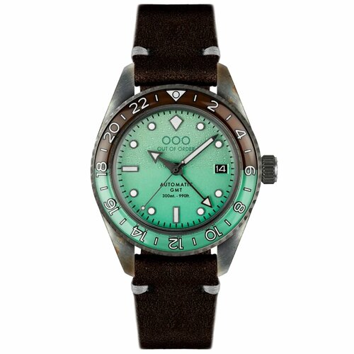 фото Наручные часы out of order ooo.001-25.ae, зеленый