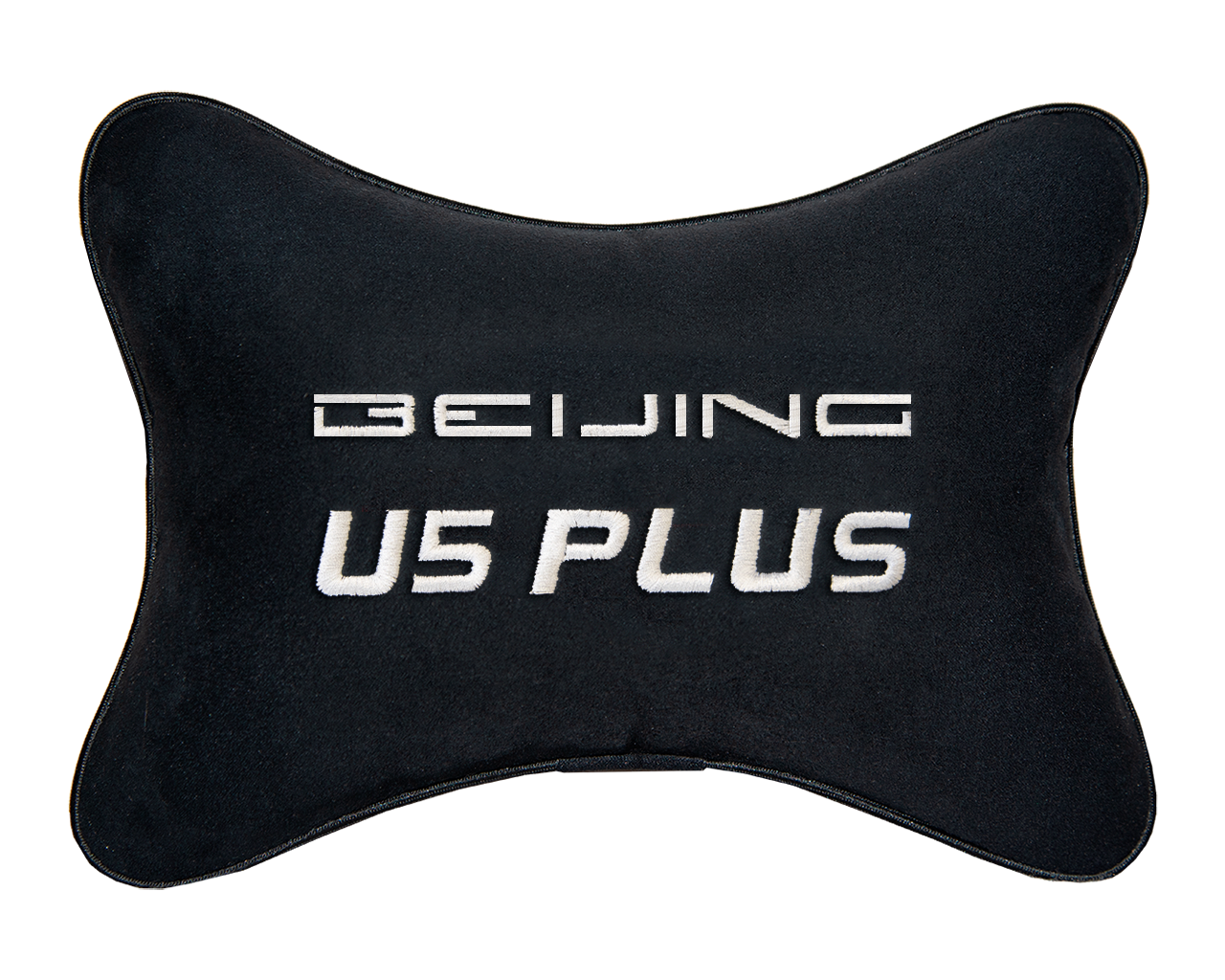 Подушка на подголовник алькантара Black BAIC U5 Plus
