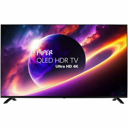 Телевизор Hiper QL65UD700AD, QLED, 4K Ultra HD, черный