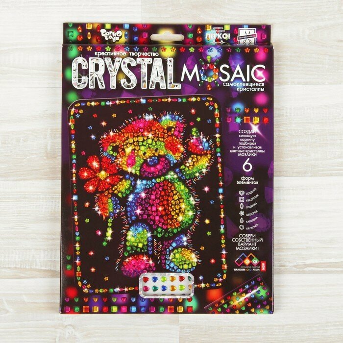 Алмазная мозаика Danko Toys Crystal Mosaic Мишка (CRM-01-05)