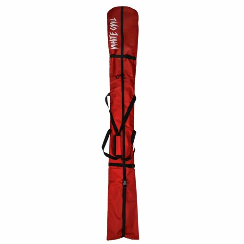 чехол для лыж redfox uni 210 цвет темно серый Чехол для горных или беговых лыж White Owl SBC_999-102, 160-210 см, красный