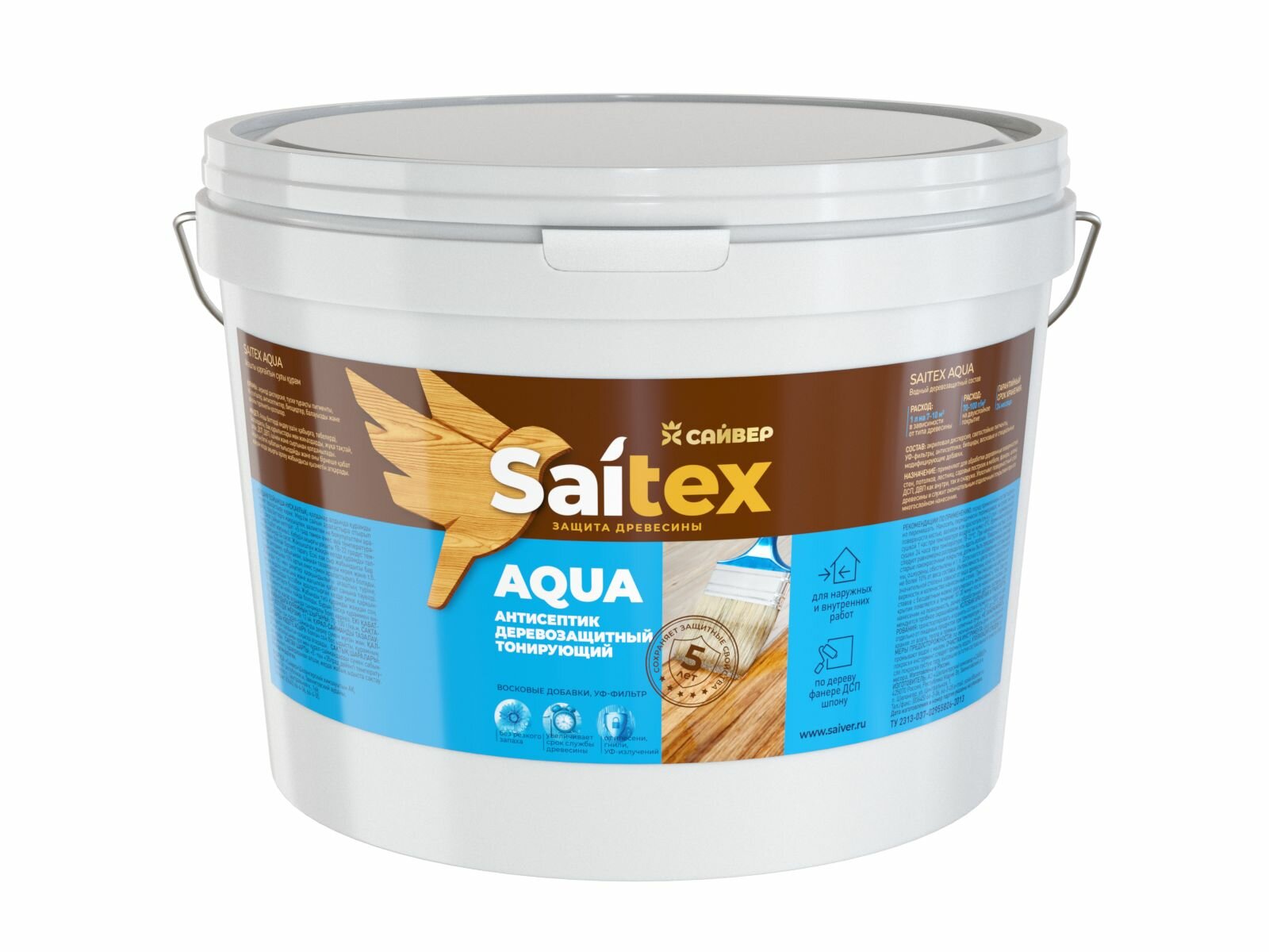 фото Антисептик акриловый Saitex Aqua бесцветный 10л
