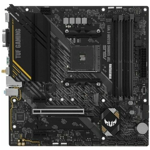 Материнская плата ASUS TUF GAMING B550M-E материнская плата gigabyte b550m ds3h ac soc am4 amd b550 4xddr4 matx ac 97 8ch 7 1 gblan raid dvi