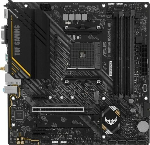 Материнская плата Asus TUF Gaming B550m-e, Socket Am4, B550, 4*DDR4, HDMI+DP+D-Sub, mATX, USB 3.2*6