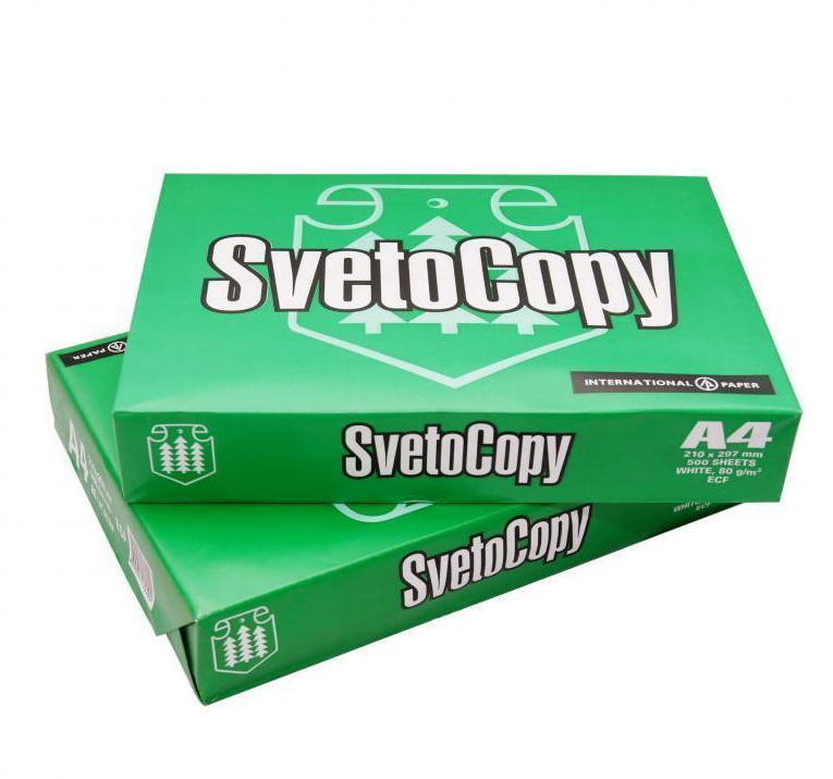 Бумага SvetoCopy A4 Classic 80 г/м², 500 л, 2 пачки, белая