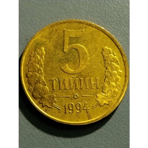 Узбекистан 5 тийин 1994. UNC подарочный набор из 6 ти монет 1 3 5 10 20 50 тийин узбекистан 1994 г в состояние unc