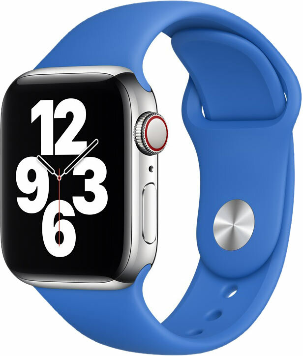 Ремешок Apple для Apple Watch 40mm Capri Blue Sport Band Regular (MJK23ZM/A)