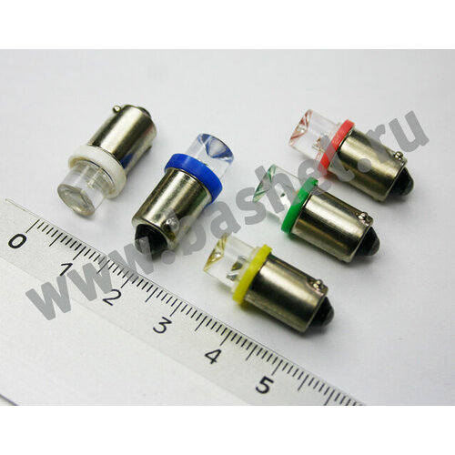 BA9S 2134 BA9S-1LED-8mm-100deg-B Автолампа светодиодная электротовар 494₽