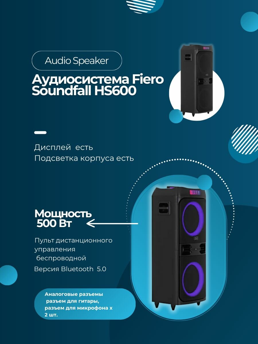 Аудиосистема Fiero Soundfall HS600