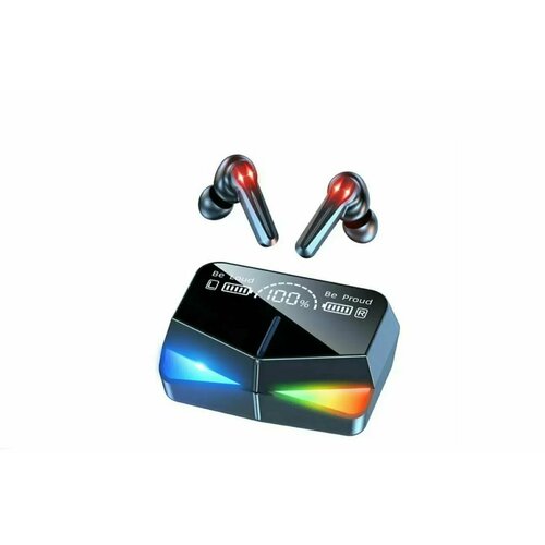 Беспроводные игровые Bluetooth наушники M28 с Power Bank черный 1493₽