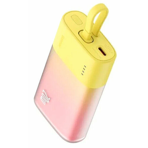 Внешний аккумулятор Xiaomi Baseus Pocket Fast Charging Power Bank Lighting 5200 mAh PPKDC05L Yellow 2499₽